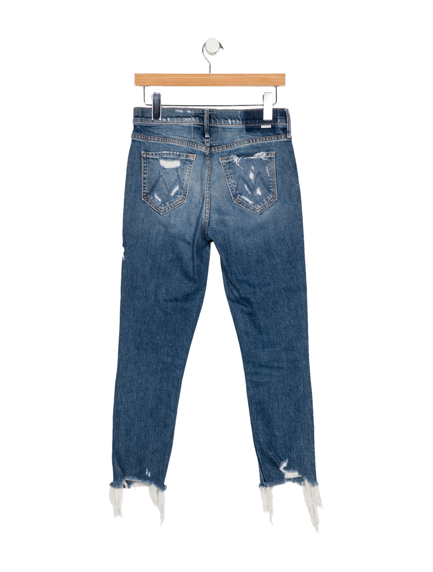 Mother Mid-Rise Skinny Leg Jeans