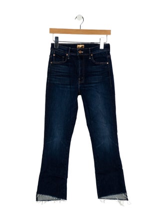 Mother Mid-Rise Straight Leg Jeans
