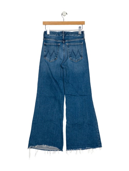 Mother Mid-Rise Wide Leg Jeans