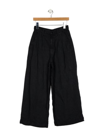 Mother High Waisted Pouty Prep Ankle Wide Leg Pants