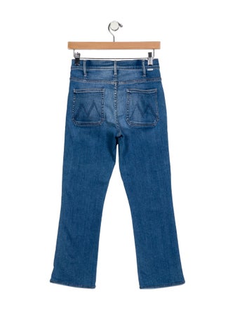Mother Mid-Rise Straight Leg Jeans