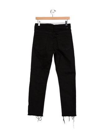Mother High-Rise Straight Leg Jeans
