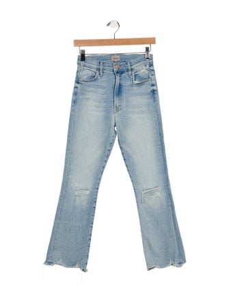 Mother Mid-Rise Straight Leg Jeans