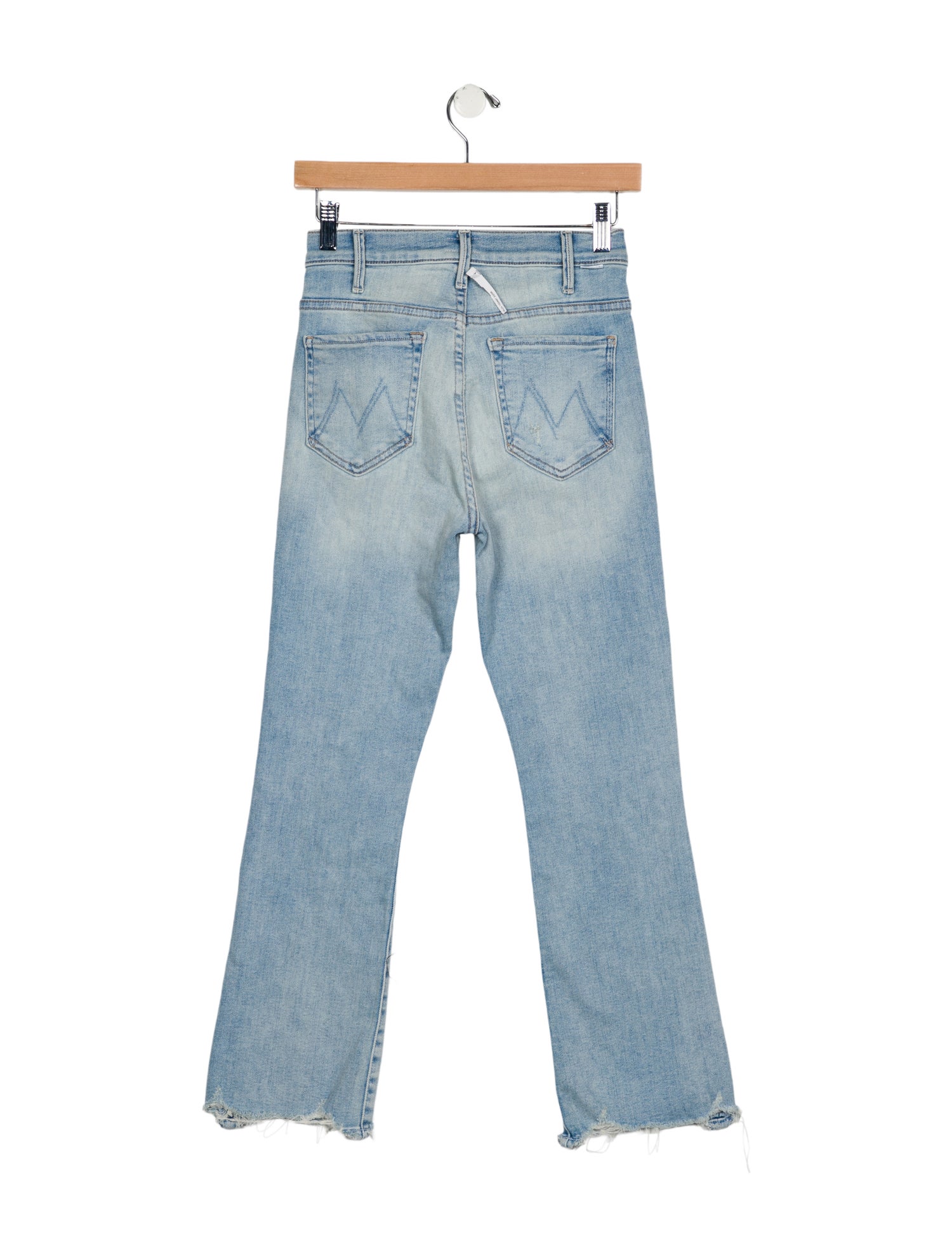 Mother Mid-Rise Straight Leg Jeans