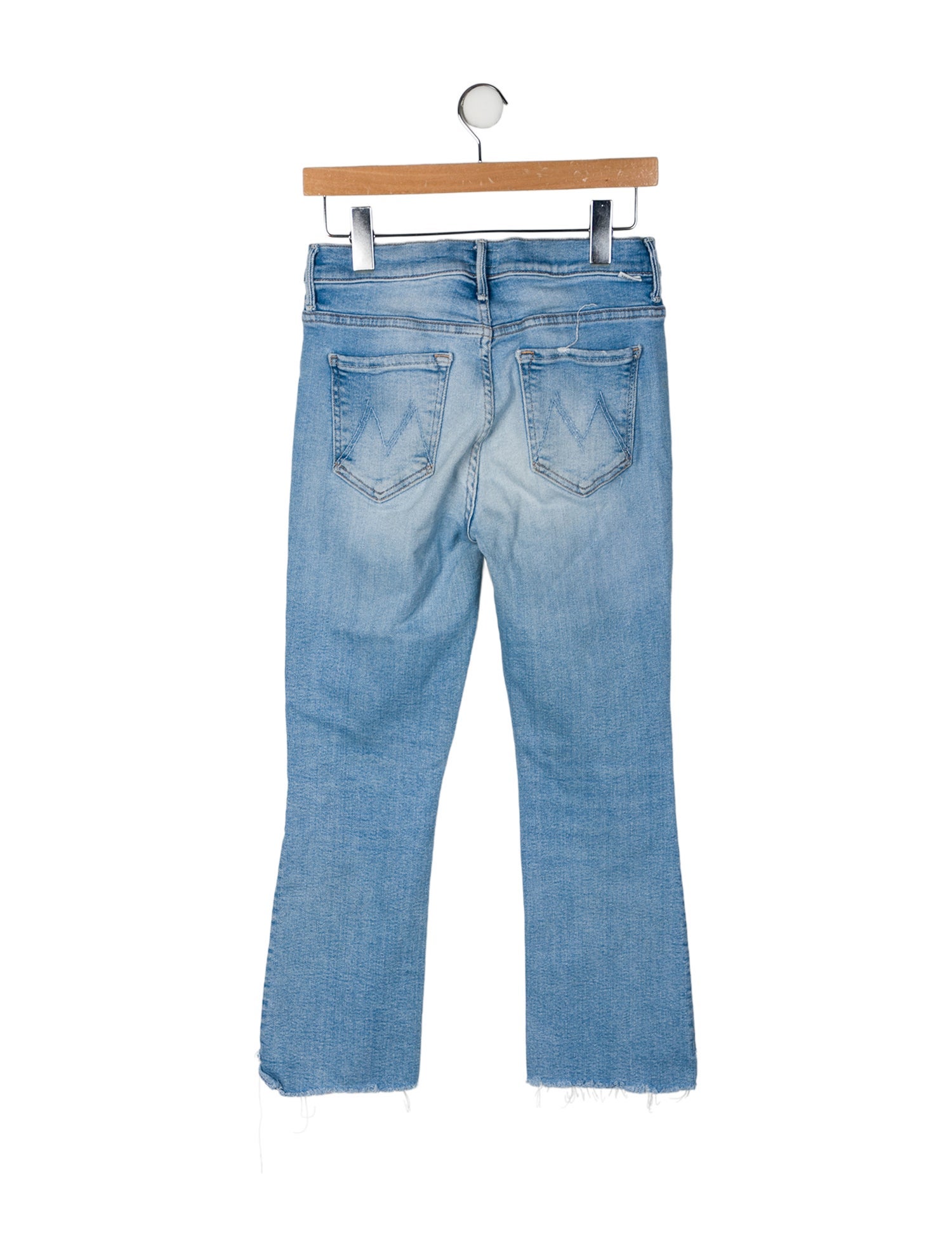 Mother Mid-Rise Straight Leg Jeans