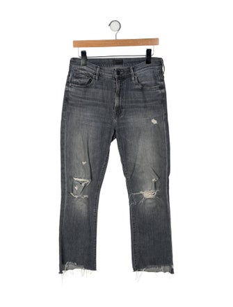 Mother Mid-Rise Straight Leg Jeans
