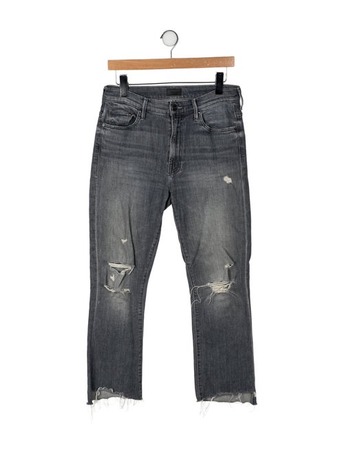 Mother Mid-Rise Straight Leg Jeans