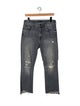 Mother Mid-Rise Straight Leg Jeans