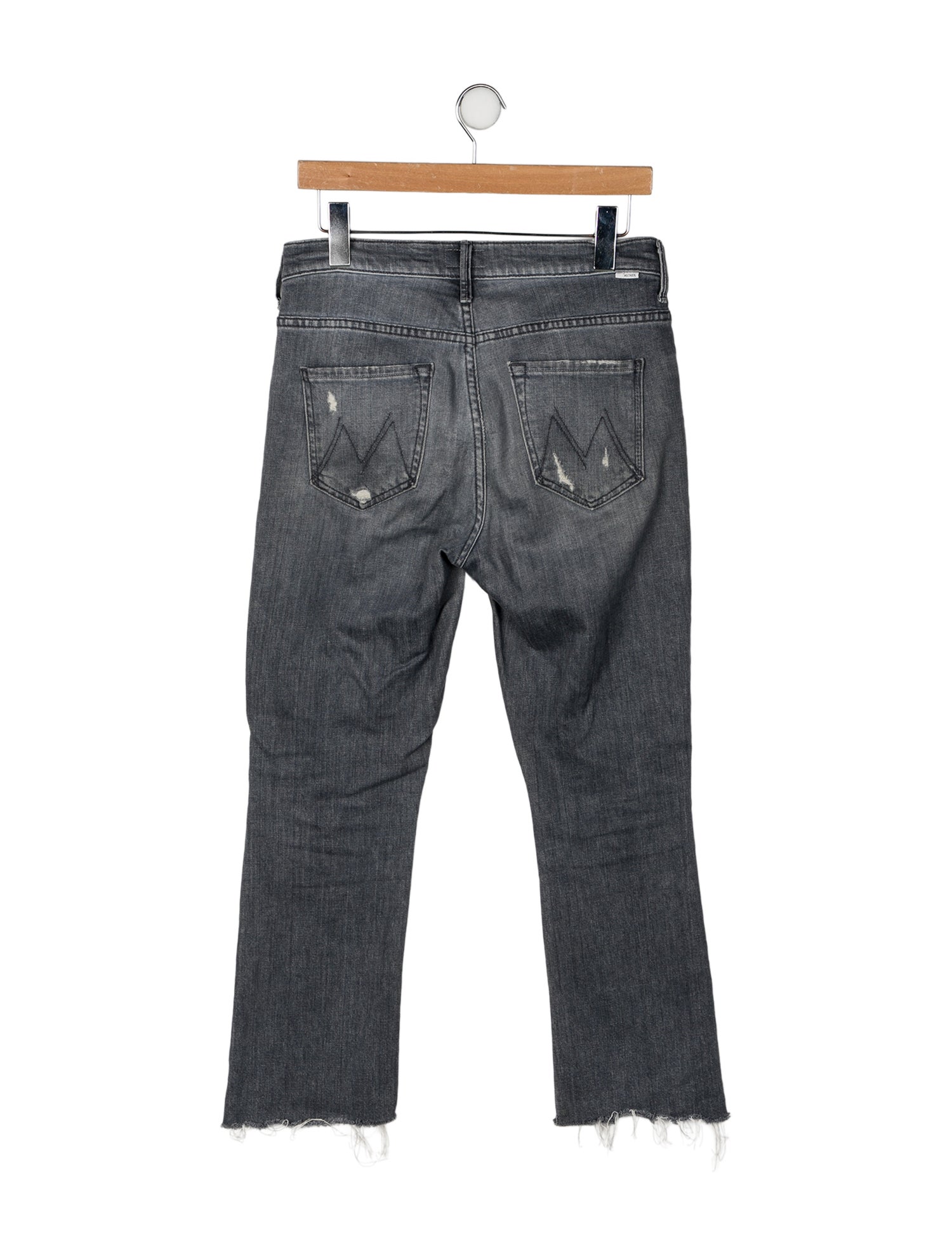 Mother Mid-Rise Straight Leg Jeans