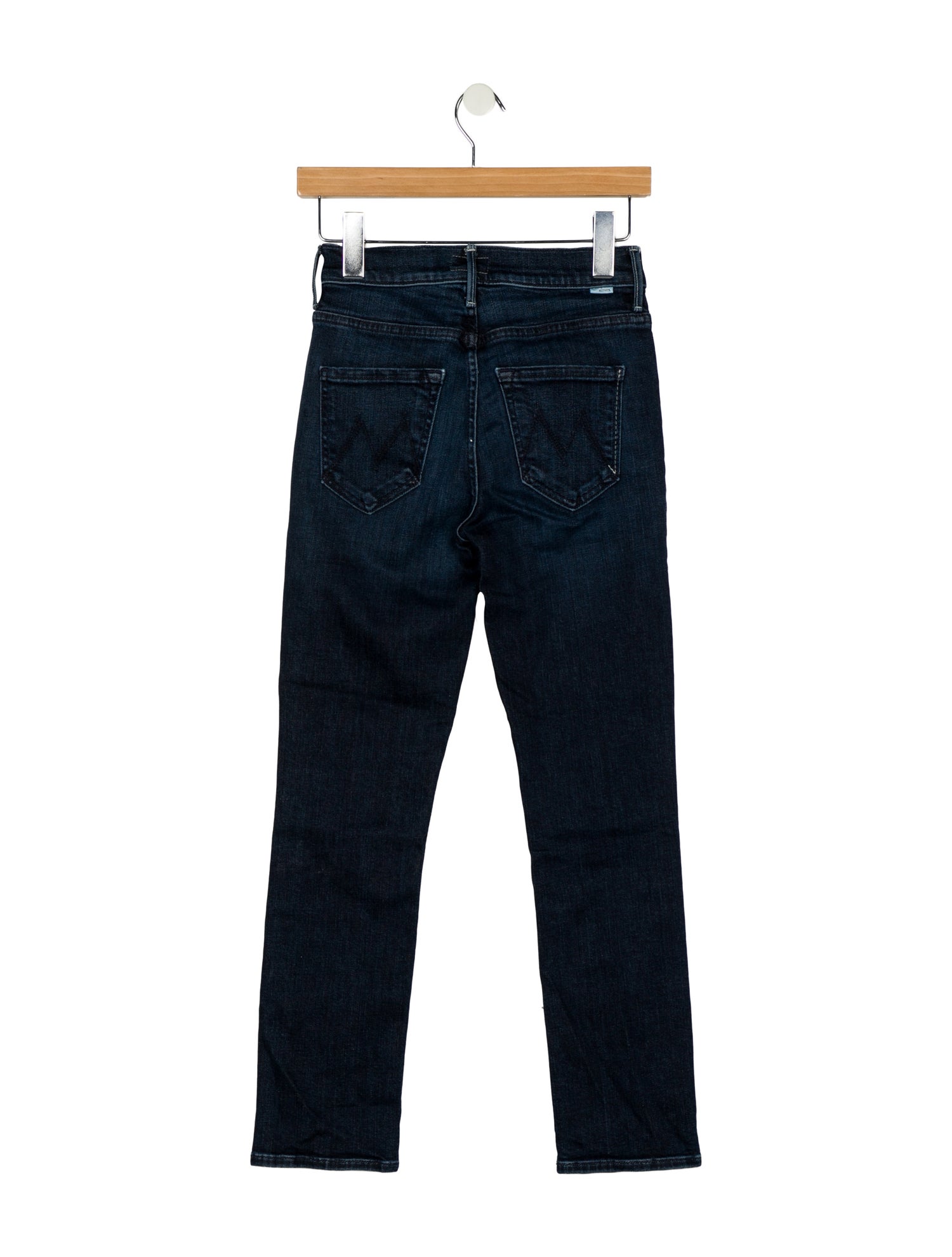 Mother Mid-Rise Straight Leg Jeans