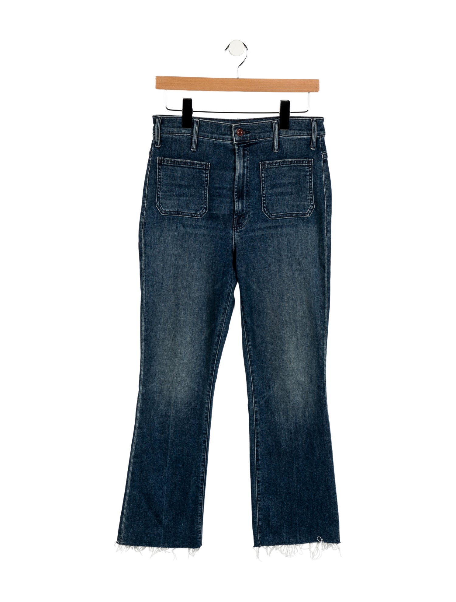 Mother High-Rise Straight Leg Jeans