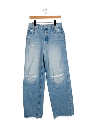 Mother High-Rise Wide Leg Jeans