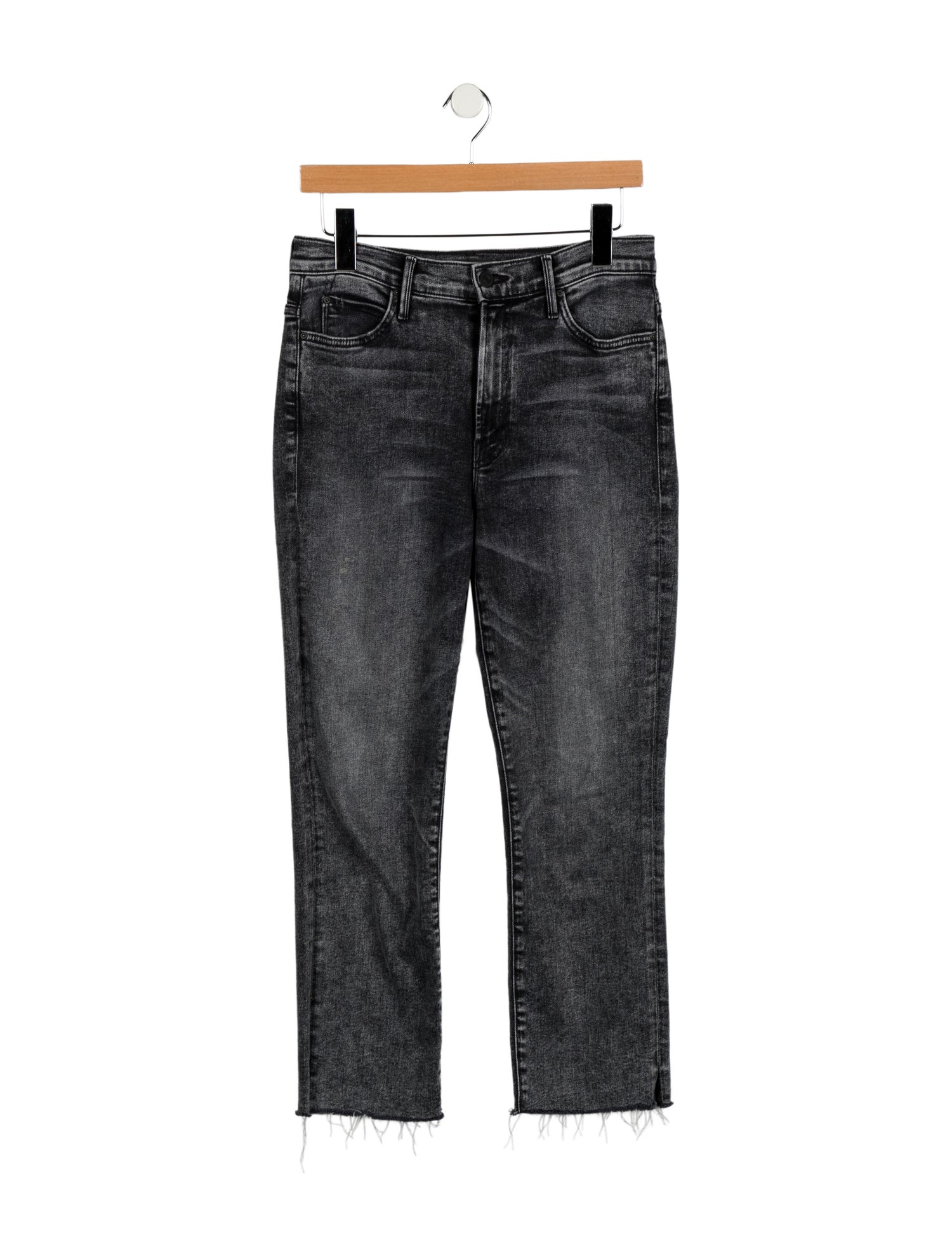 Mother Mid-Rise Straight Leg Jeans