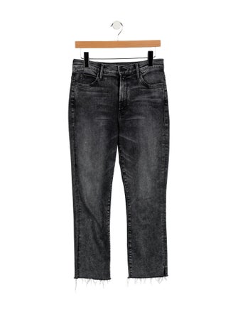 Mother Mid-Rise Straight Leg Jeans