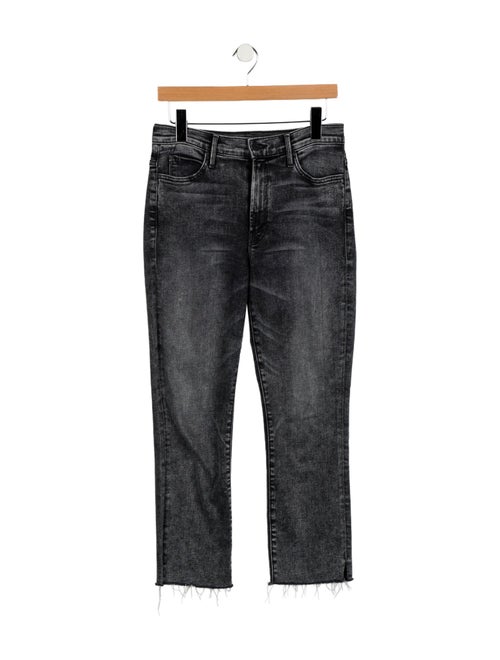 Mother Mid-Rise Straight Leg Jeans