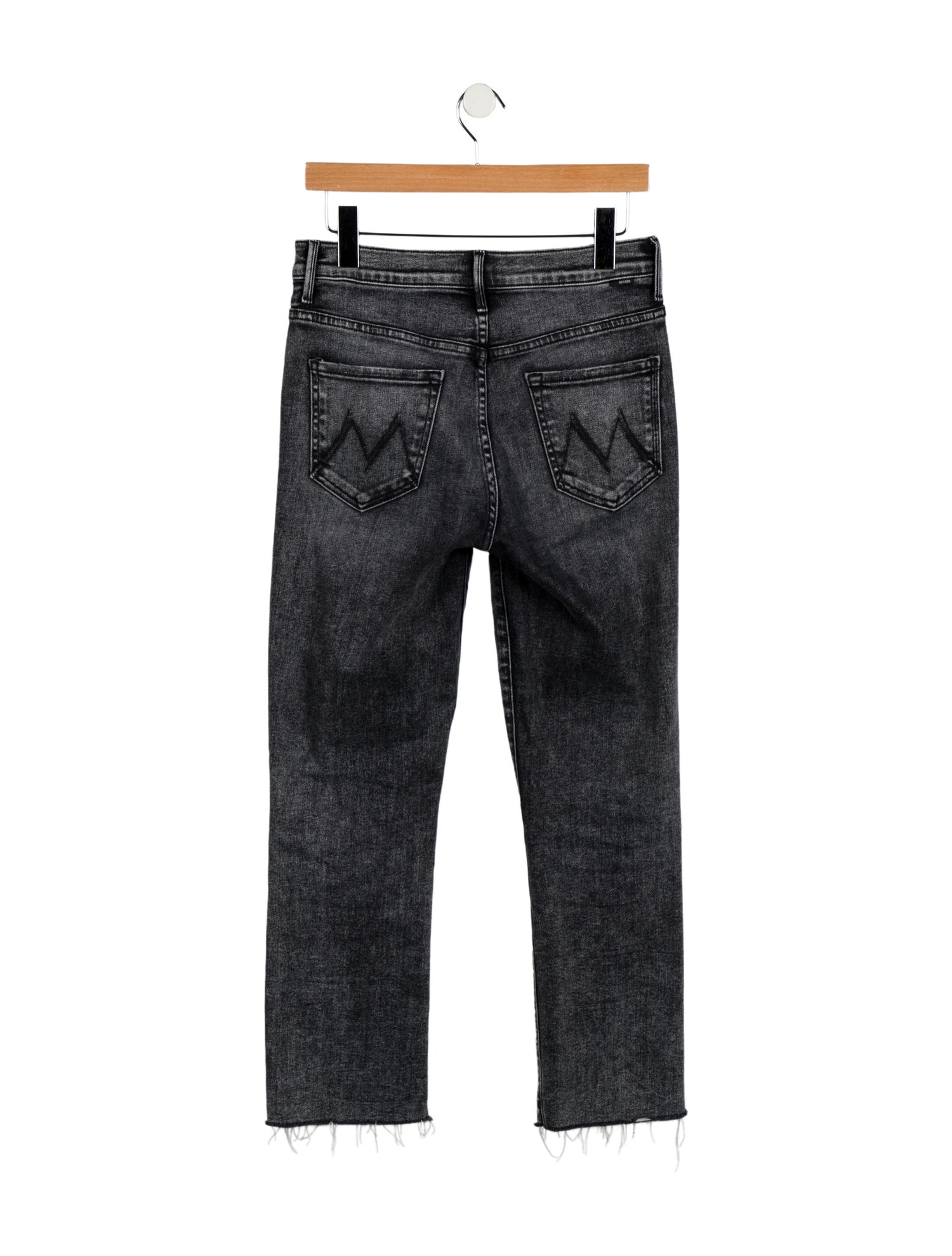 Mother Mid-Rise Straight Leg Jeans