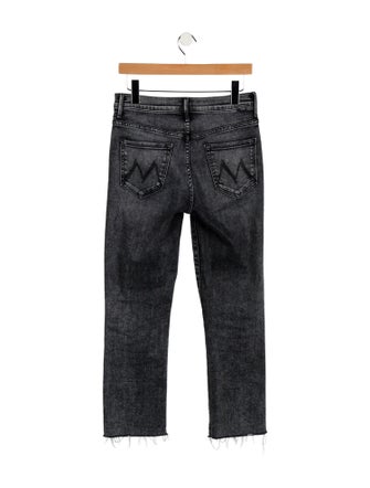 Mother Mid-Rise Straight Leg Jeans