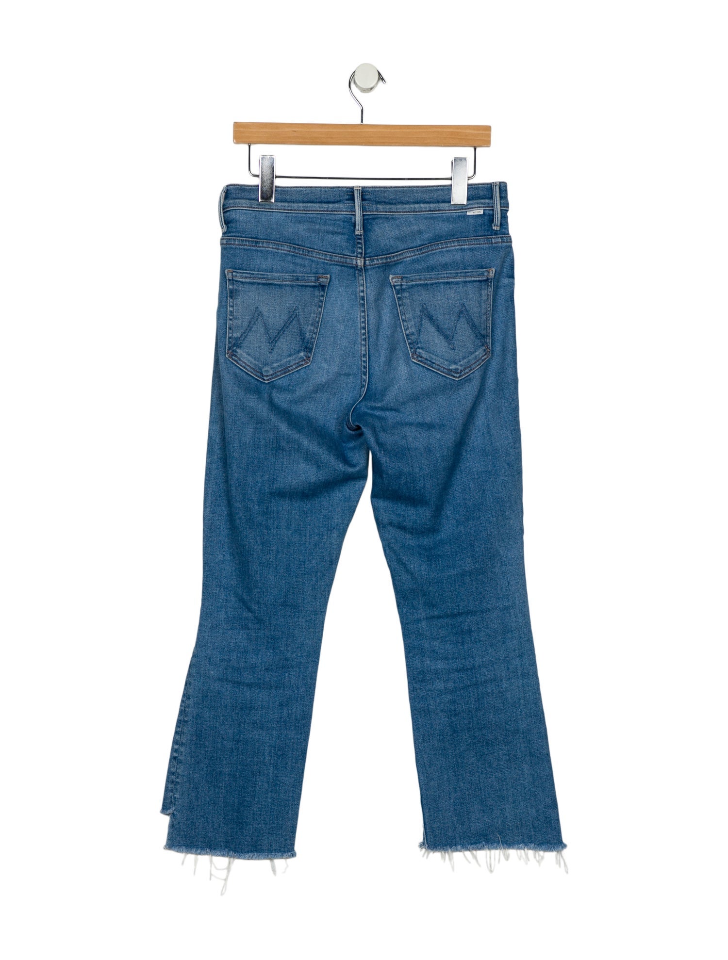 Mother Mid-Rise Straight Leg Jeans