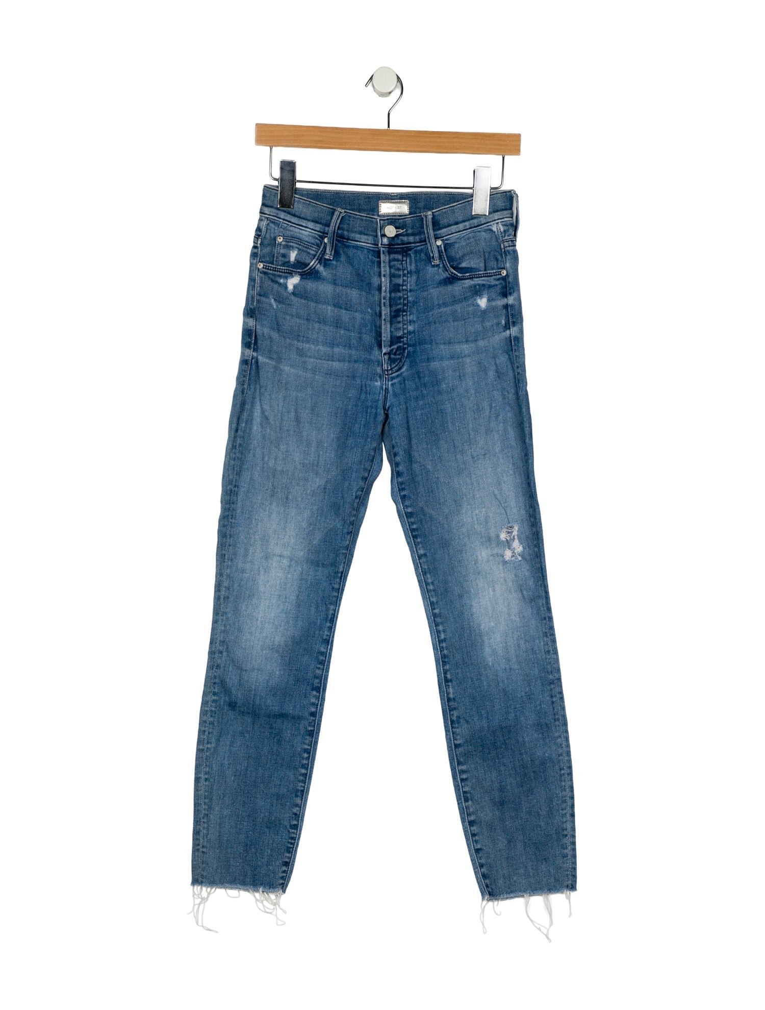 Mother Mid-Rise Skinny Leg Jeans