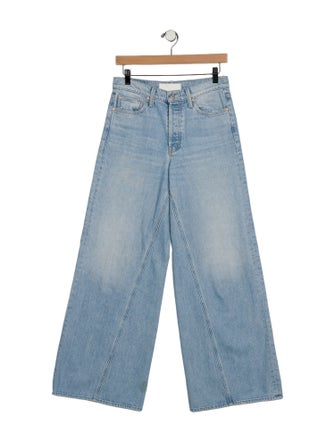 Mother The Down Low Enchanter Sneak Wide Leg Jeans