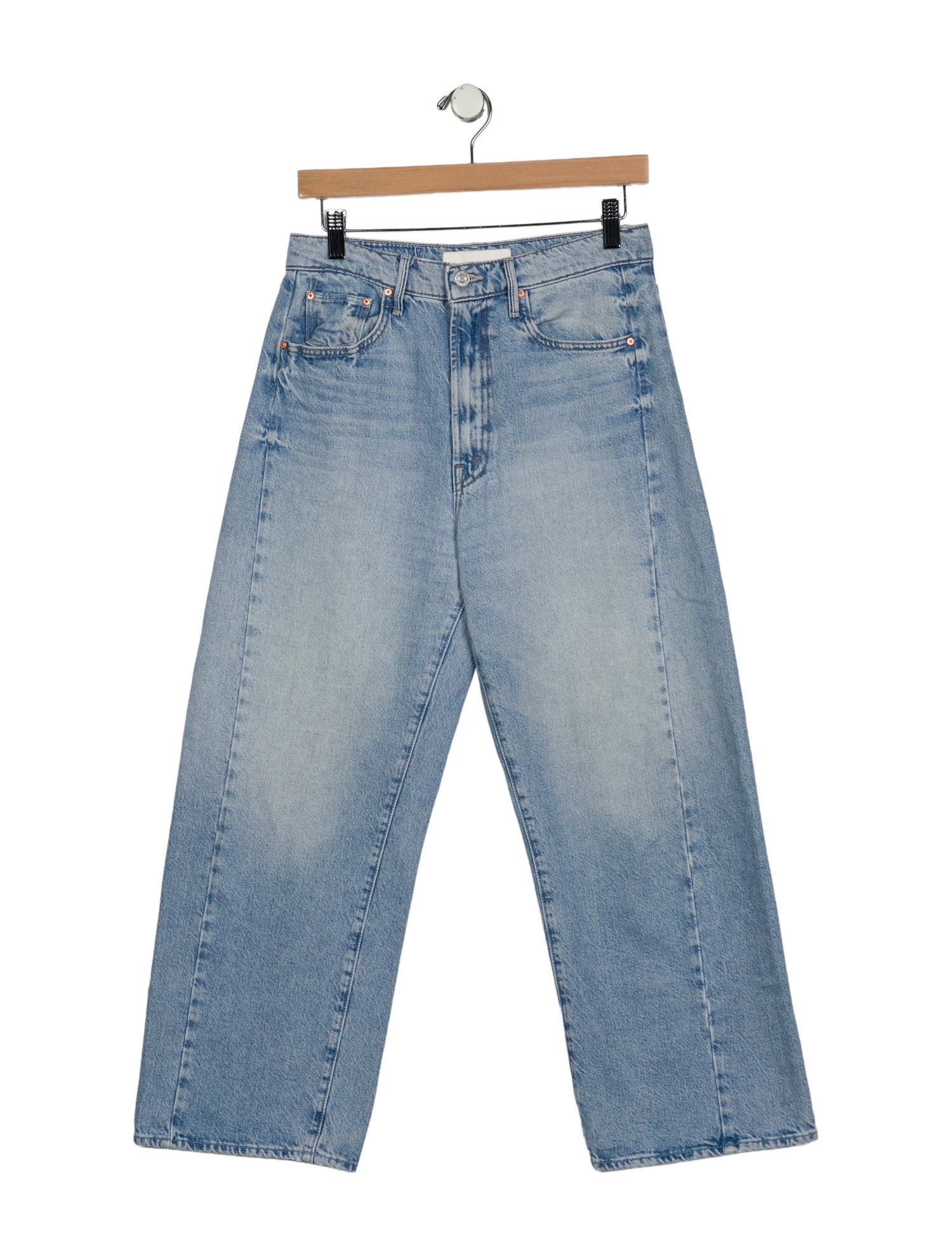 Mother The Half Pipe Ankle Wide Leg Jeans