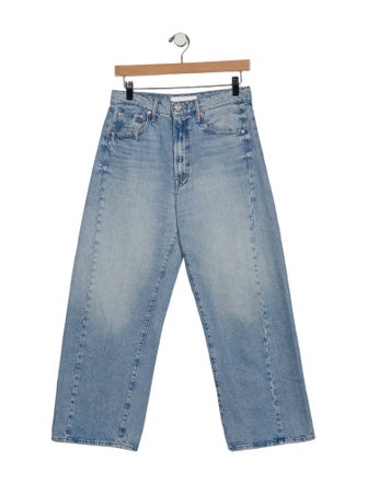 Mother The Half Pipe Ankle Wide Leg Jeans