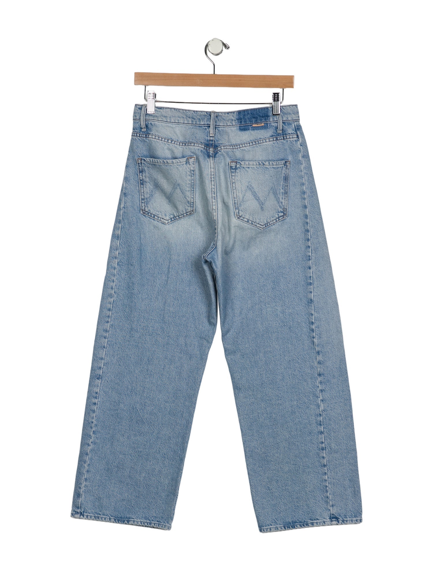 Mother The Half Pipe Ankle Wide Leg Jeans