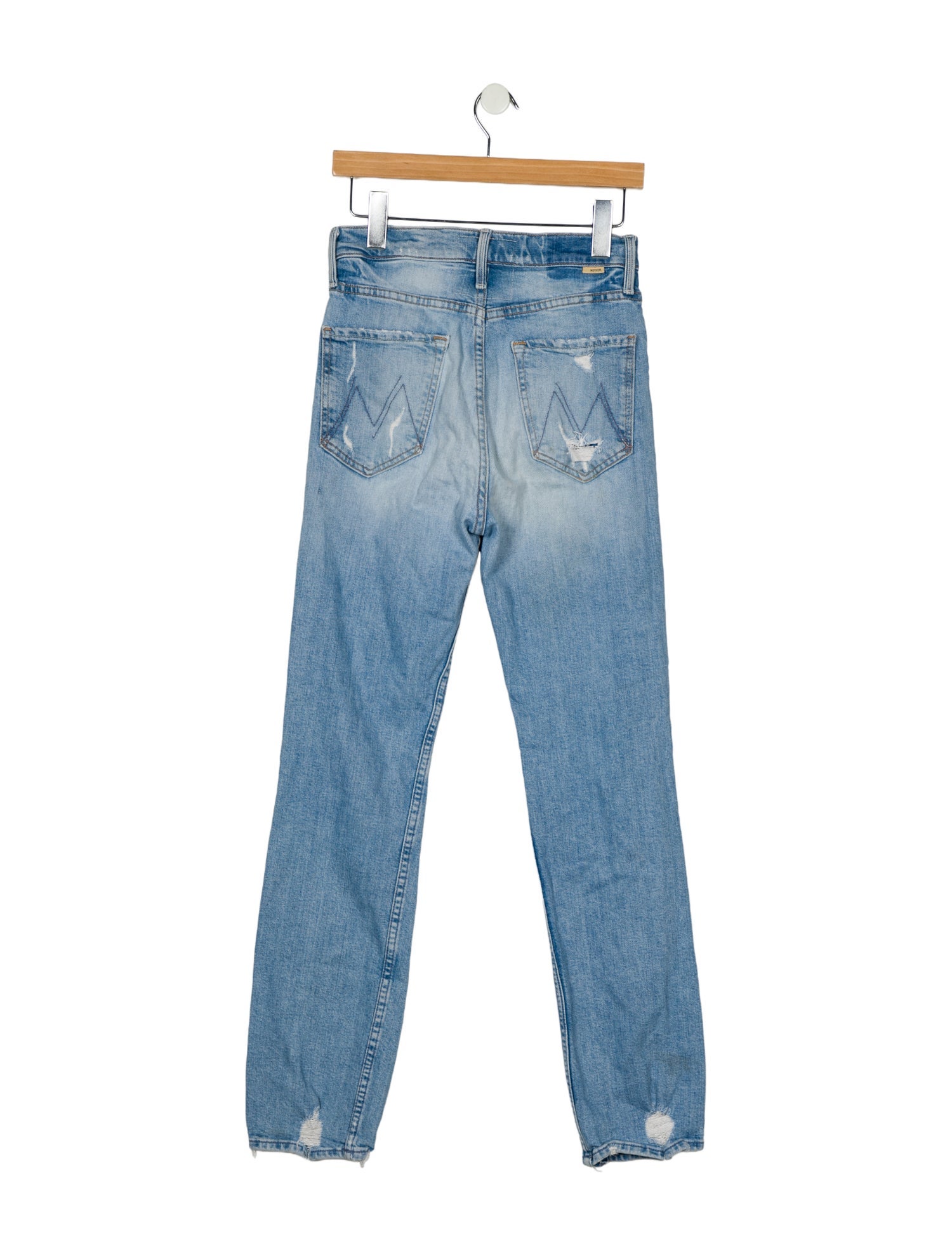 Mother High Waisted Rider Skimp Straight Leg Jeans