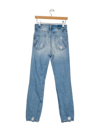 Mother High Waisted Rider Skimp Straight Leg Jeans