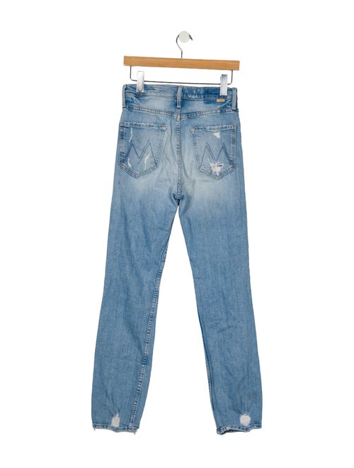 Mother High Waisted Rider Skimp Straight Leg Jeans