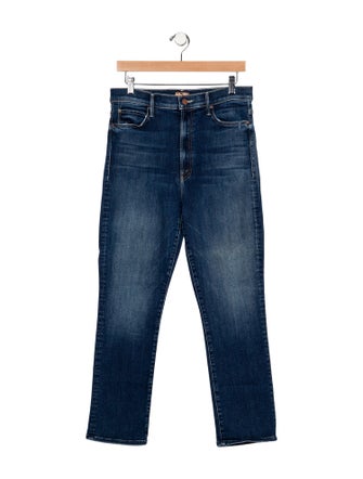 Mother High-Rise Straight Leg Jeans