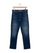 Mother High-Rise Straight Leg Jeans