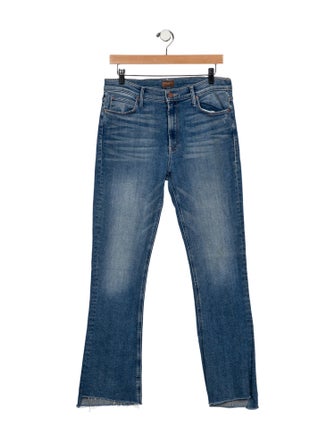 Mother Mid-Rise Straight Leg Jeans