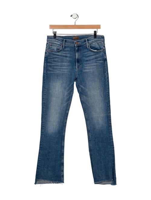 Mother Mid-Rise Straight Leg Jeans
