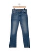 Mother Mid-Rise Straight Leg Jeans