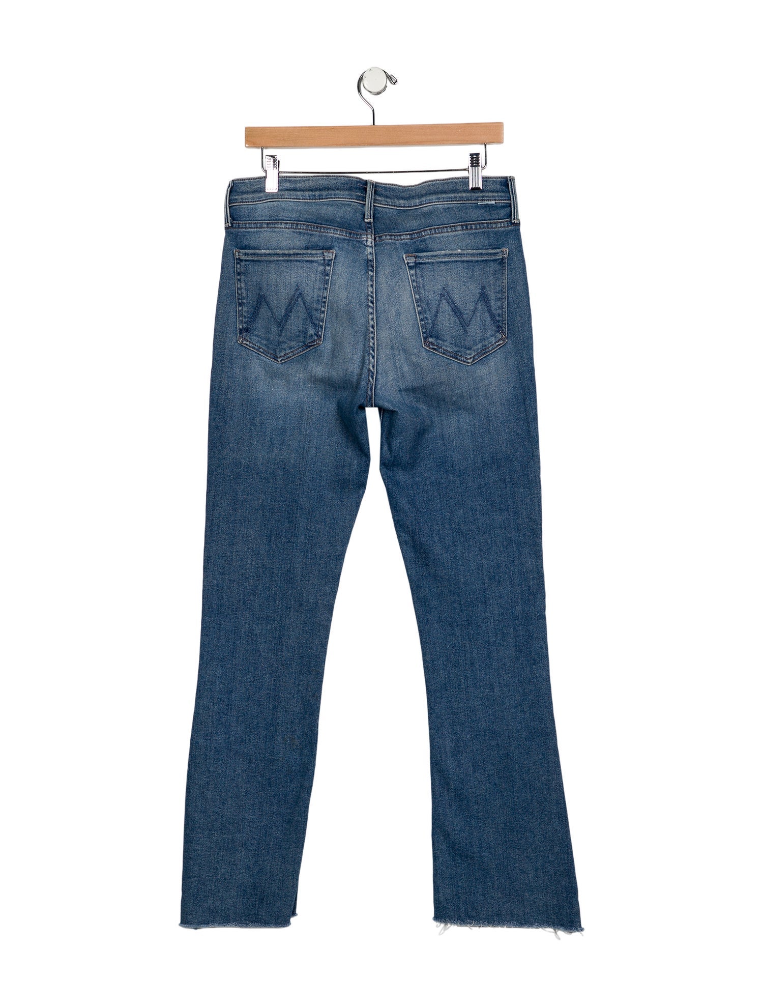 Mother Mid-Rise Straight Leg Jeans
