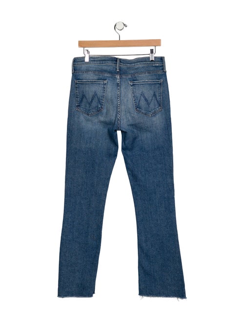 Mother Mid-Rise Straight Leg Jeans