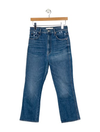 Mother High-Rise Straight Leg Jeans