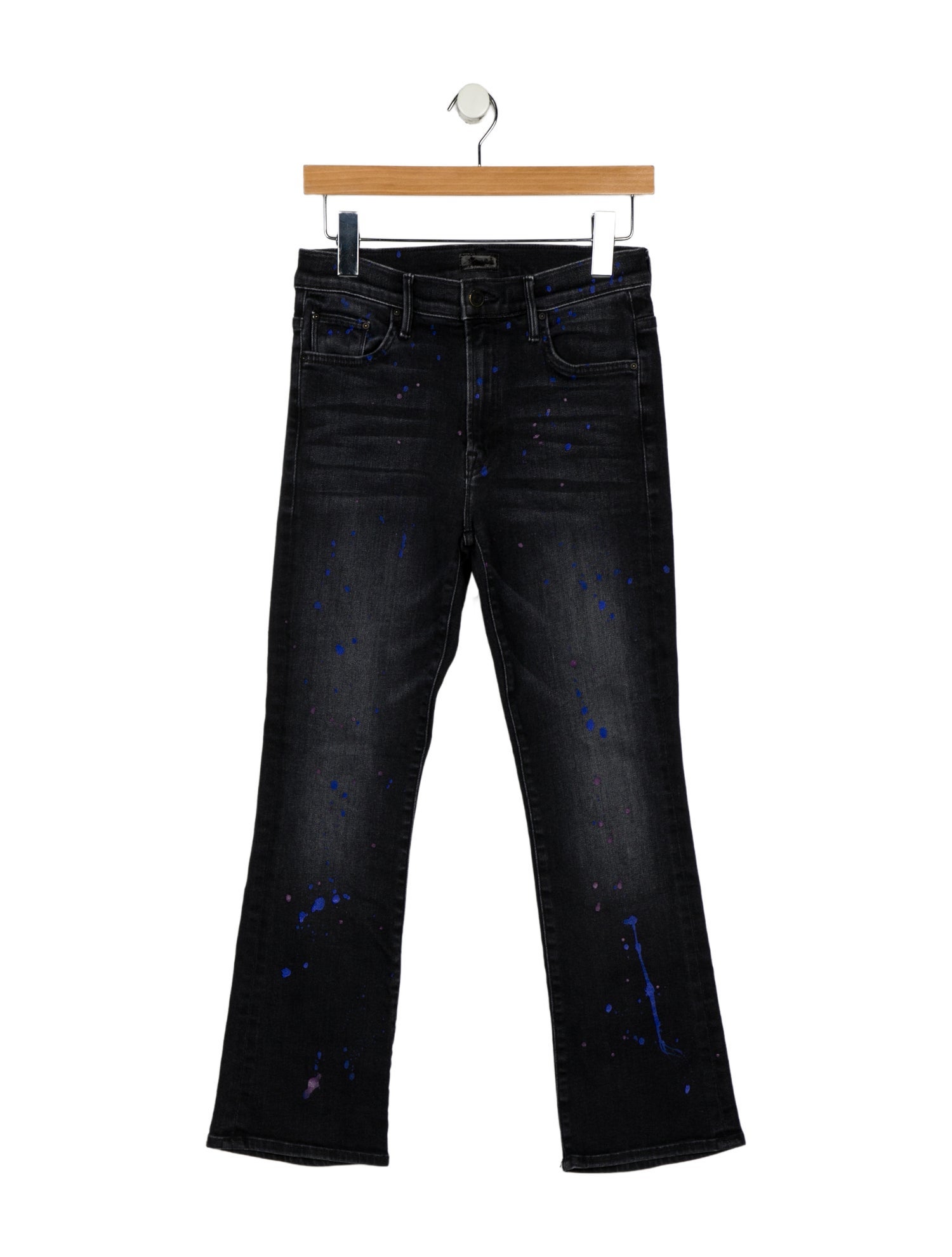 Mother Mid-Rise Straight Leg Jeans