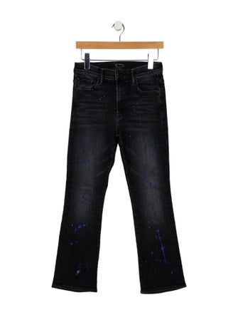 Mother Mid-Rise Straight Leg Jeans