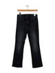 Mother Mid-Rise Straight Leg Jeans