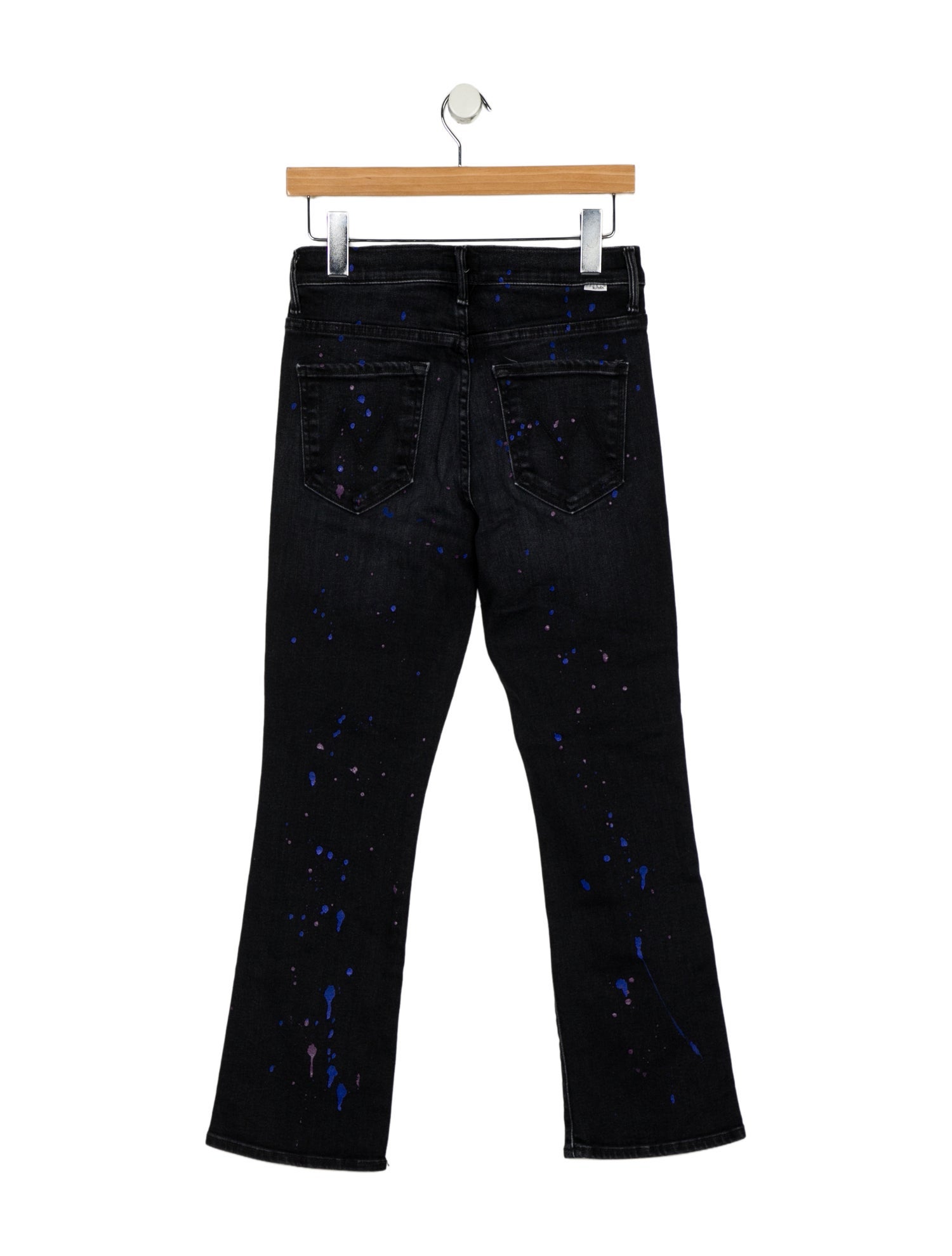 Mother Mid-Rise Straight Leg Jeans