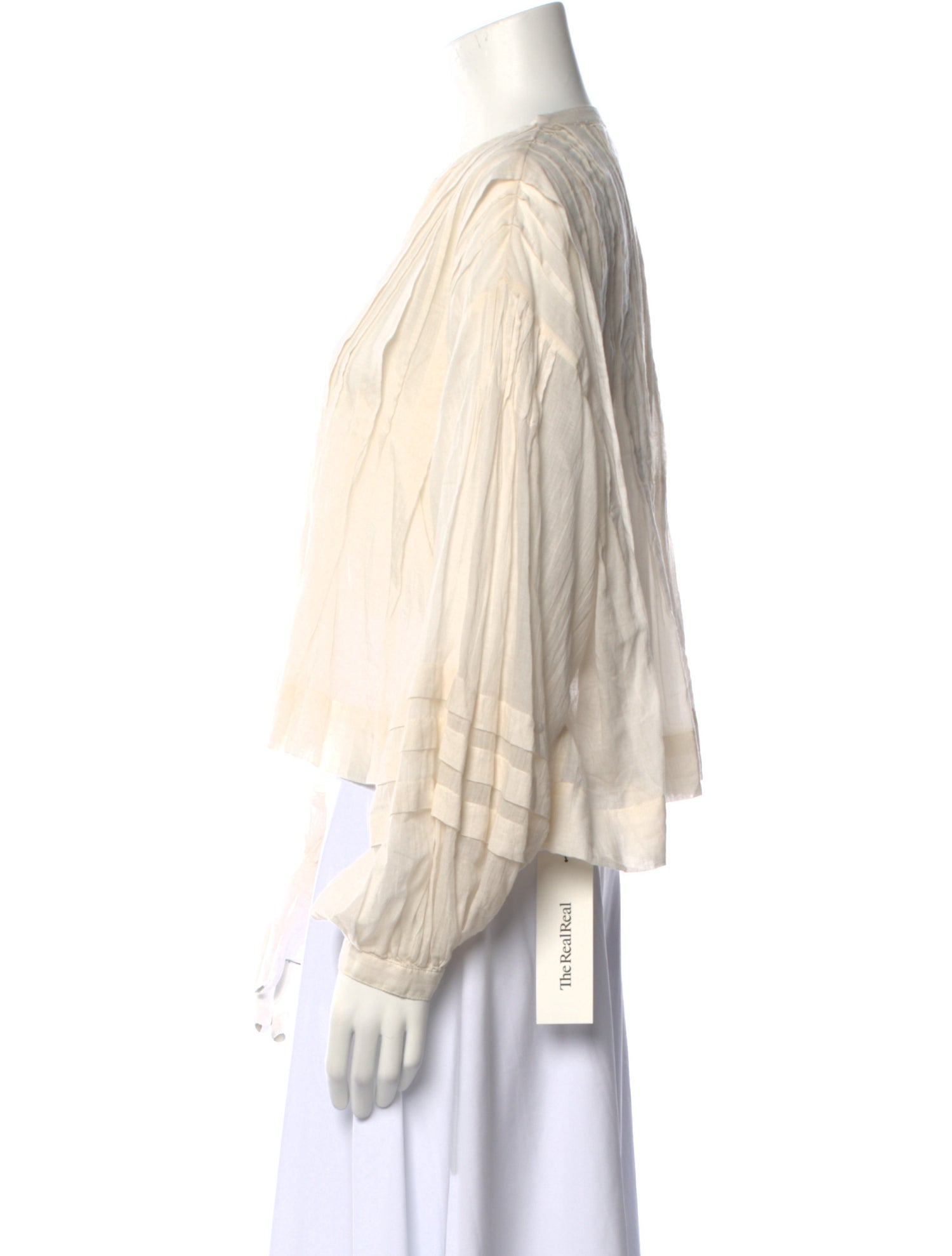 Mother V-Neck Long Sleeve Blouse