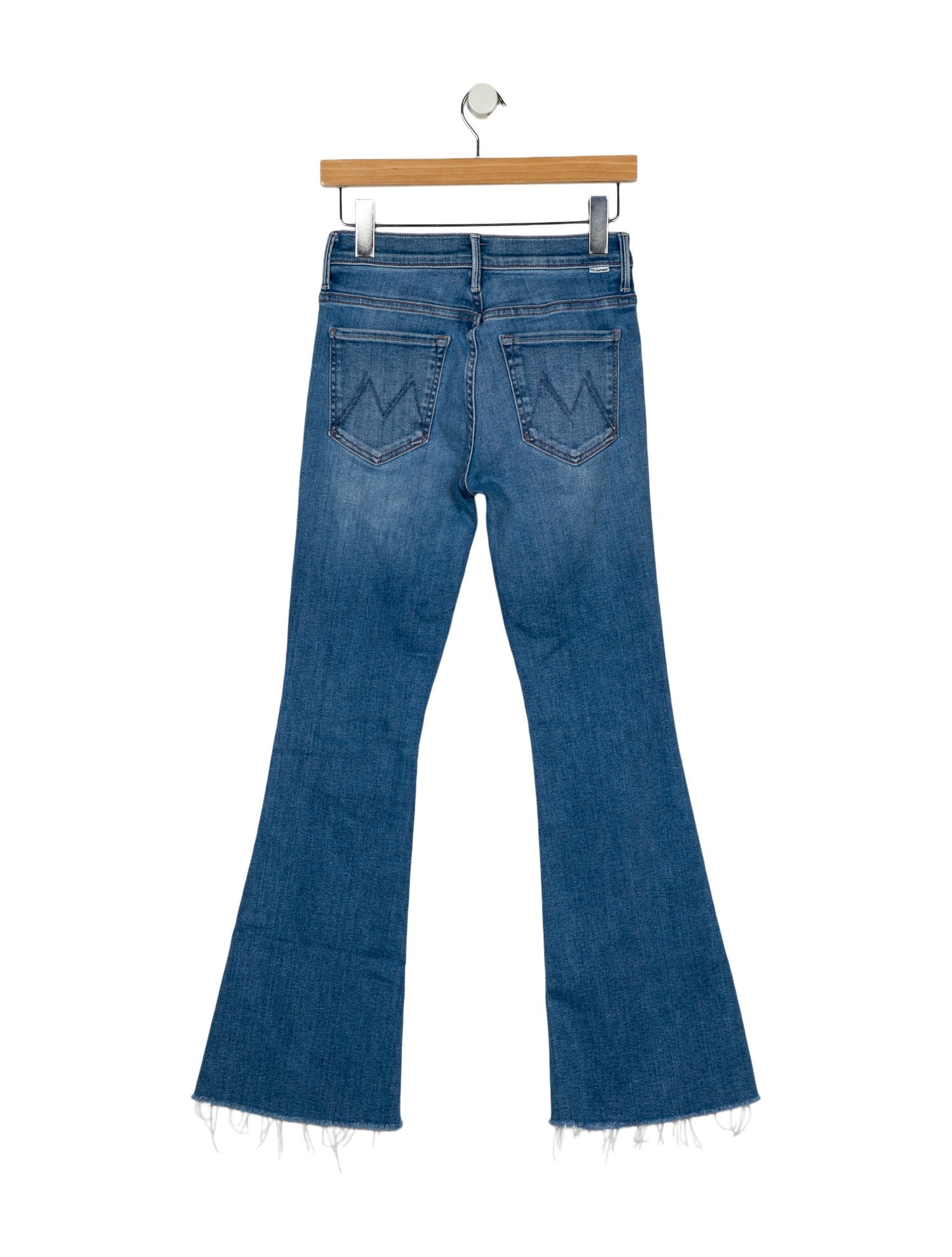 Mother Mid-Rise Straight Leg Jeans