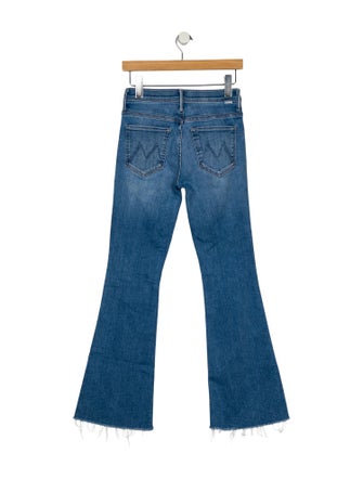 Mother Mid-Rise Straight Leg Jeans