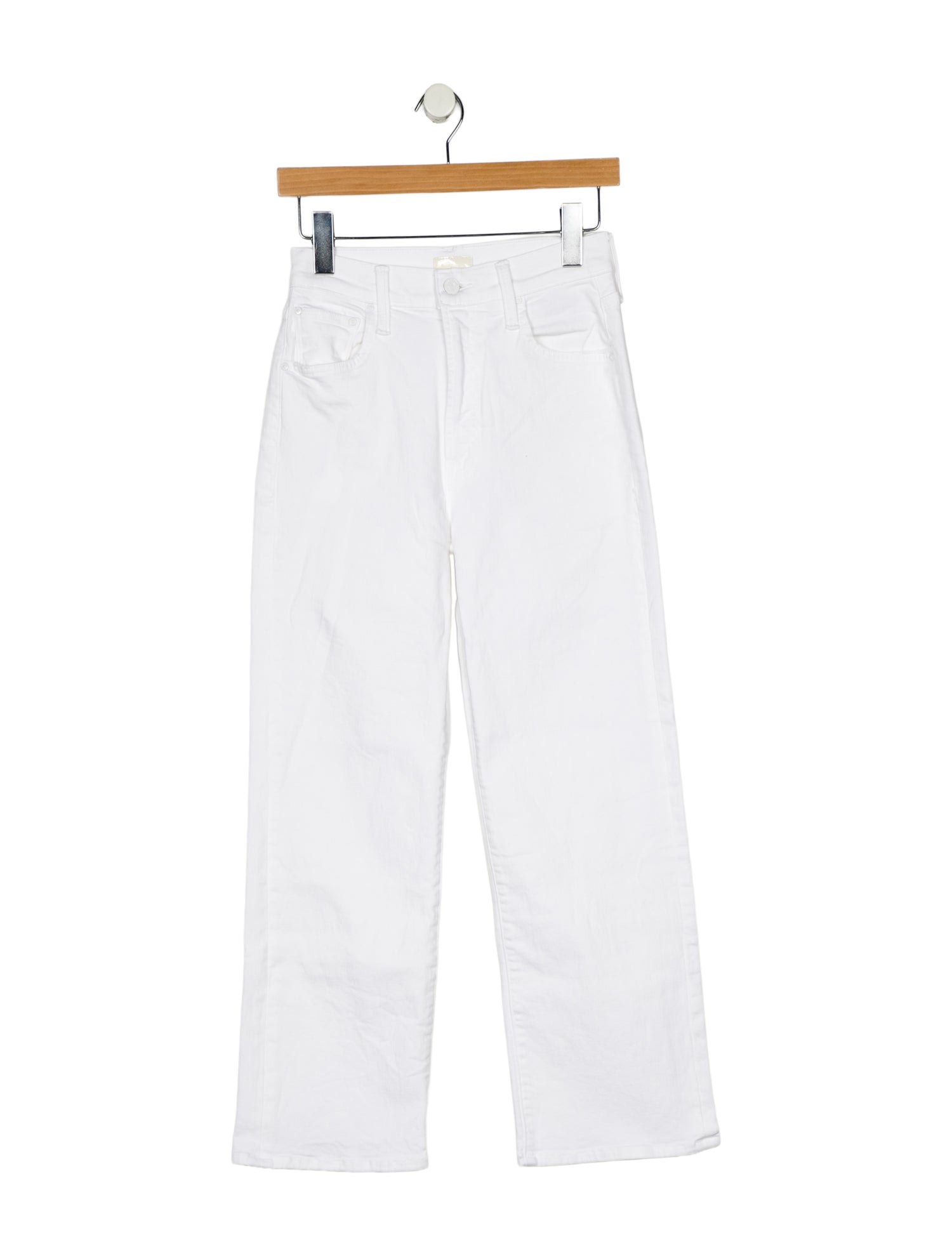 Mother Mid-Rise Wide Leg Jeans