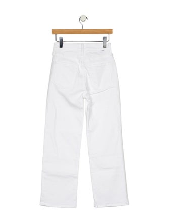 Mother Mid-Rise Wide Leg Jeans