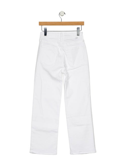 Mother Mid-Rise Wide Leg Jeans