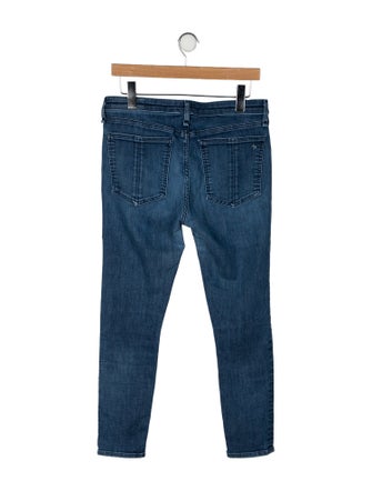 Mother Mid-Rise Skinny Leg Jeans