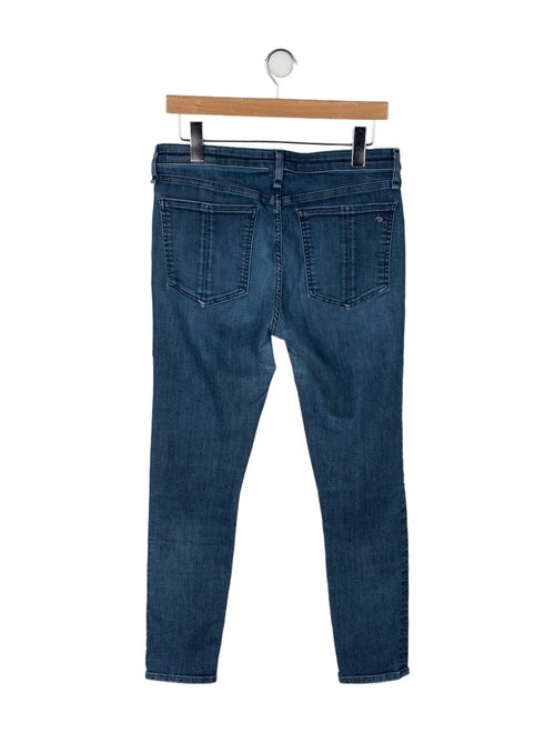 Mother Mid-Rise Skinny Leg Jeans